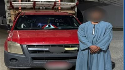 ضبط قائد سيارةلتعديه على آخر في الفيوم 