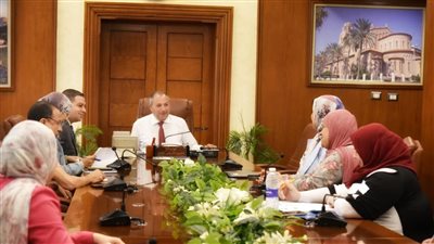 محافظ بورسعيد يناقش آليات تنفيذ مشروع تخطيط الموارد المؤسسية ERP System 