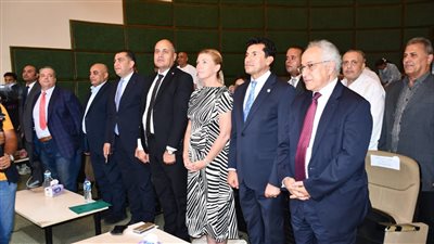 وزير الرياضة يشهد المؤتمر الصحفي للإعلان عن بطولة العالم لرفع الأثقال البارالمبية