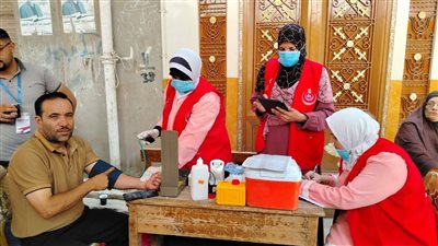 الفرق الطبية تنتشر داخل لجان دمياط لتأمين العملية الانتخابية صحيًا