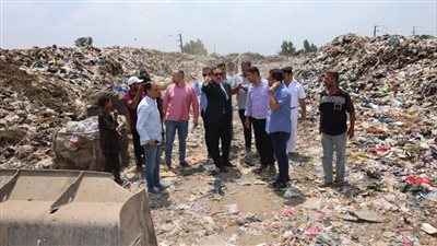 محافظ المنوفية يتخذ إجراءات عاجلة بشأن مخالفات مقلب القمامة العمومي ببركة السبع