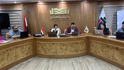 غرفة عمليات«حزب العدل» تواصل عملها بعد غلق باب التصويت ومتابعة دقيقة لعملية 