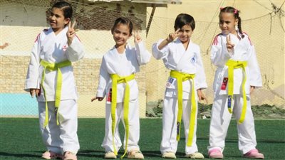 في عزبة البرج.. نشاط كاراتيه للنشئ ضمن البرنامج الصيفي