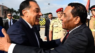 رئيس الوزراء يستقبل نظيره السوداني بمطار القاهرة الدولي