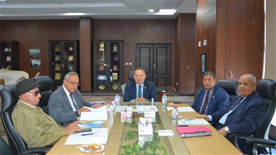 رئيس جامعة دمياط يترأس اجتماع لجنة اختيار عميد كلية الآداب 