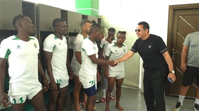  محمد سلامة يدعم لاعبي الاتحاد السكندري قبل مواجهة مودرن سبورت