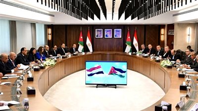 «مدبولي» ونظيره الأردني يترأسان أعمال الدورة الـ33 للجنة العليا المصرية الأردنية المشتركة