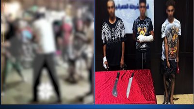 مقطع فيديو يقود الداخلية لضبط المتهمين بالتشاجر بالأسلحة البيضاء وكلب بالجيزة 