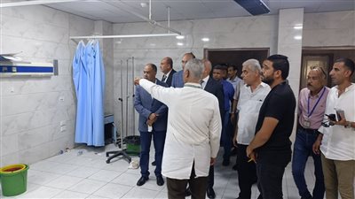 حريق في الرعاية المركزة بمستشفى حلوان العام (صور) 