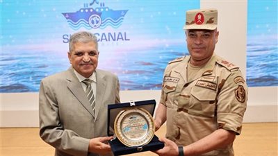 قناة السويس تستعرض لوفد كلية الحرب العليا قدرتها على مواجهة التحديات وإدارة الأزمات
