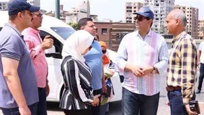 محافظ دمياط يتابع آليات التعامل مع سيناريو افتراضى لأزمة سقوط عمارة سكنية 