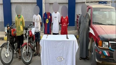 ضبط المتهمين بالرقص والتلويح بالأسلحة في موكب زفاف ببني سويف