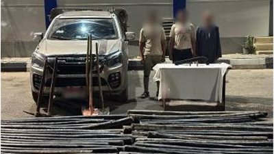 ضبط عصابة مسلحة متلبسة بمحاولة سرقة كابلات نحاسية تزن نصف طن بالمنوفية