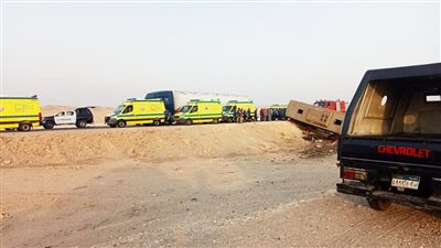 إصابة رائد وأمين شرطة فى حادث انقلاب بأسوان.. اعرف التفاصيل