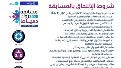 منظمة العمل الدولية تُعلن انطلاق مسابقة رواد دمياط فى موسمها الرابع 