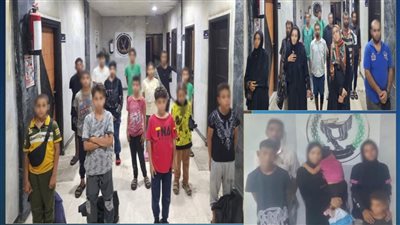 الداخلية: إحباط استغلال 17 طفلًا في أعمال التسول بوسط البلد