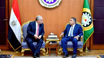 محافظ الدقهلية يستقبل مدير الأمن بمكتبه بديوان عام المحافظة