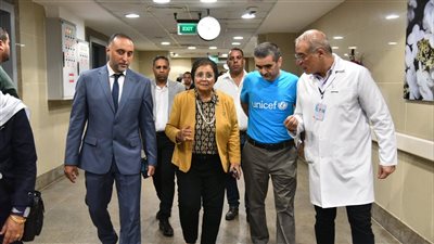 نائب وزير الصحة تتفقد مستشفى العريش العام في شمال سيناء