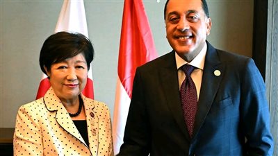 على هامش قمة تيكاد 9 باليابان.. رئيس الوزراء يبحث مجالات التعاون مع محافظ طوكيو 