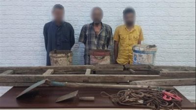 سقوط عصابة الحفر والتنقيب عن «الكنز المدفون» داخل عقار بمنطقة الخليفة بالقاهرة