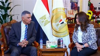 تفاصيل لقاء وزيرة التنمية المحلية محافظ أسوان 