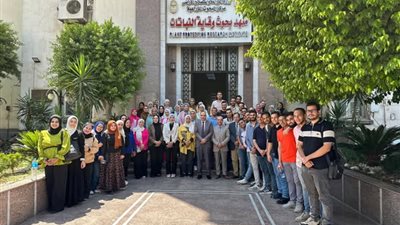 وقاية النباتات ينظم برنامجا تدريبيا لتنمية مهارات بعض العاملين بالحجر الزراعي