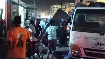 إغلاق وتشميع 30 مقهى مخالف تديرها جنسيات إفريقية فى أسوان