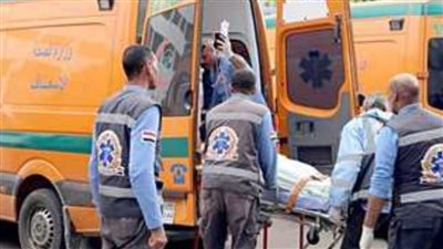 إصابة 17 شخصا واحتراق وتهشم 6 سيارات في حادث على طريق الضبعة 