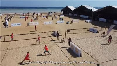 إنطلاق مهرجان الرياضة بالعلمين غدا.. وبطولة كرة الطائرة الشاطئية بمشاركة 200 لاعب 