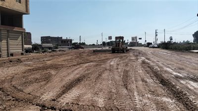 متابعة مكثفة من محافظ الغربية لمشروع رصف وتغطية مصرف الزهار بمركز قطور