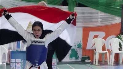 لي لي عبداللطيف صبحي تتوج بذهبية إفريقيا لوزن 47 كجم في التايكوندو بنيجيريا