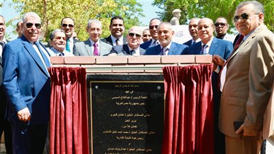 رئيس هيئة النيابة الإدارية يضع حجر الأساس للمقر الجديد لنادي المستشارين| صور