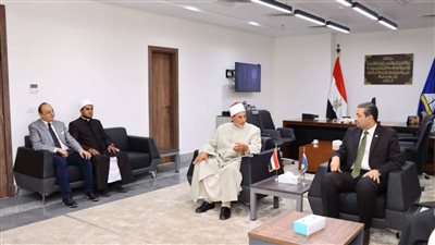 محافظ دمياط يستقبل واعظى قافلة مجمع البحوث الإسلامية
