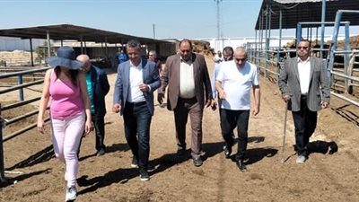 وزير الزراعة اللبناني يتفقد عدد من المشروعات التنموية بالنوبارية والإسكندرية