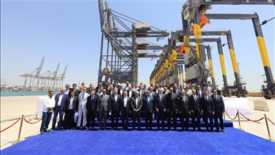 كامل الوزير يتابع تنفيذ مشروع تطوير واستكمال ميناء السخنة 