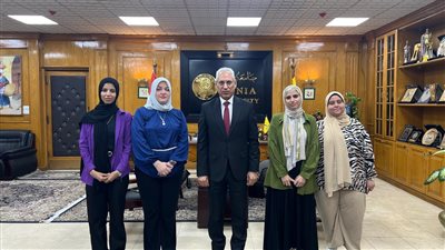 جامعة المنيا تفوز بفريق 