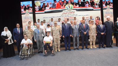 محافظ الغربية ومدير إدارة التجنيد يسلمون ذوي الهمم شهادات الإعفاء التجنيدية