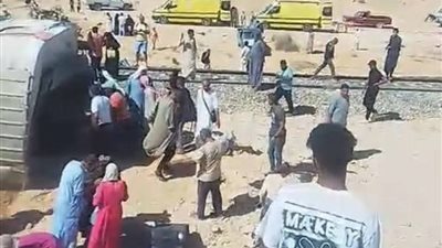 كامل الوزير يتوجه لموقع حادث قطار مطروح