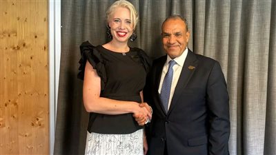 وزير الخارجية يلتقي رئيسة البرلمان السلوفيني 