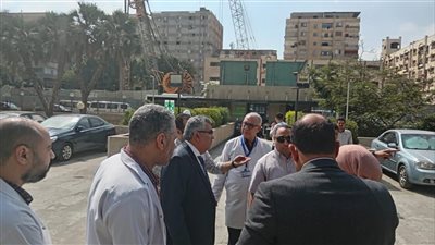 مساعد وزير الصحة  يتفقد مواقع الإنشاء لبعض مستشفيات القاهرة والجيزة