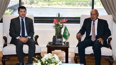 تفاصيل لقاء وزير الشباب والرياضة مع أمين جامعة الدول العربية