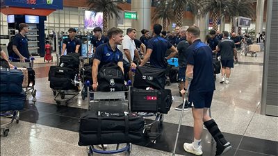 وصول فريق اوكلاند سيتى للقاهرة لمواجهة بيراميدز 