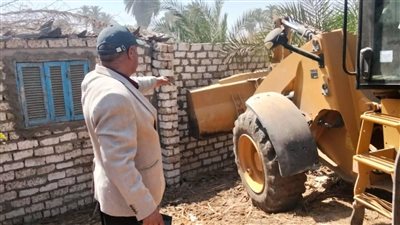 إزالة 387 حالة تعدٍ على الأراضي وأملاك الدولة بالمنيا 