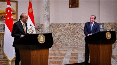 السيسي: تقدم مصر اقتصاديا يؤهلها لشراكة اقتصادية متميزة مع سنغافورة تمتد للشرق الأوسط وأفريقيا