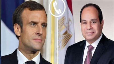 الرئيس السيسي يبحث الأوضاع الإقليمية مع نظيره الفرنسي