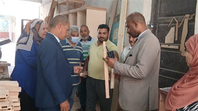 «وكيل التضامن» يتفقد انتظام العمل بمركز التكوين المهنى بالأقصر