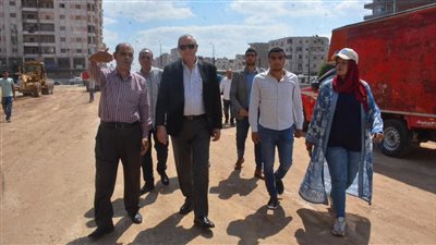 جولة ميدانية مفاجئة لمحافظ الغربية لتفقد مشروعات التطوير والرصف بطنطا