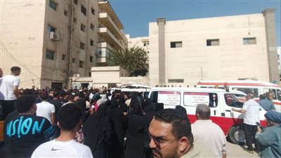  أهالي ضحايا حريق مصبغة البشبيشي يتسلمون جثامين ذويهم من مستشفى المحلة العام