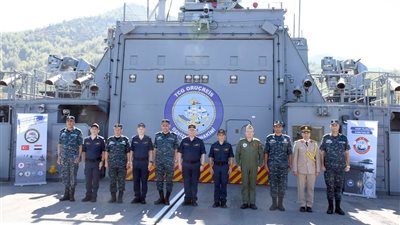 اختتام التدريب البحري المصري التركي المشترك 