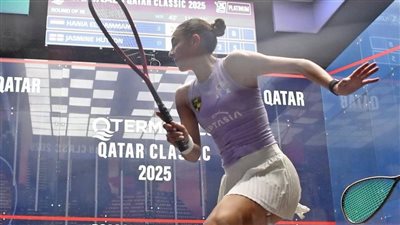 نجمة وادى دجلة هانيا الحمامي تتأهل لنصف نهائي بطولة كيو تيرمينالز قطر كلاسيك ٢٠٢٥